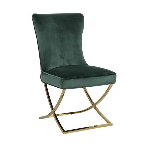 Chair Chelsea Green velvet / gold