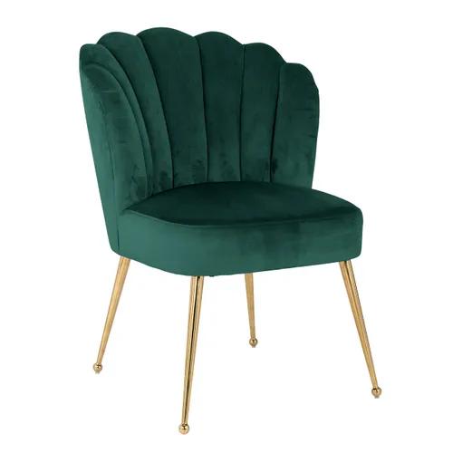 Chair Pippa Green velvet/ gold