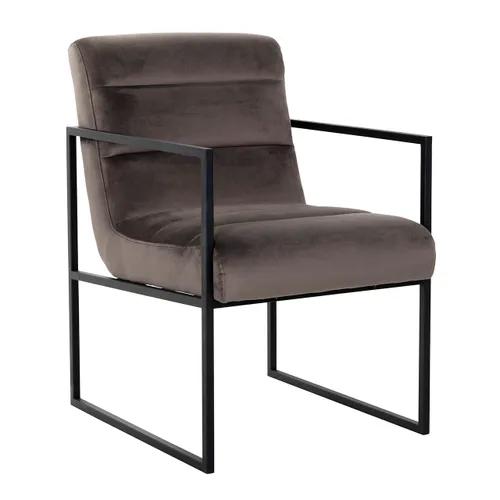 Chair Clara Stone velvet/ black