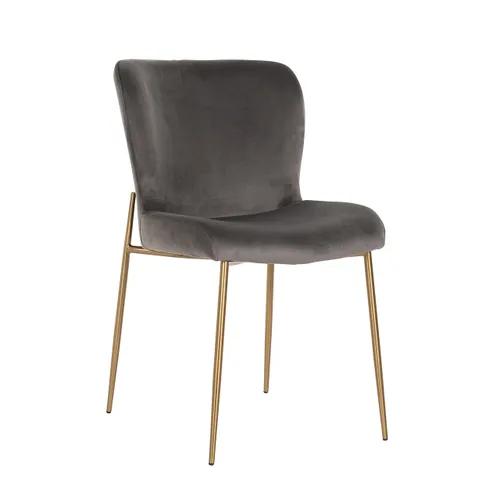 Chair Odessa Stone / brushed gold