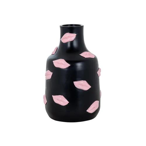 Vase Kisses black small