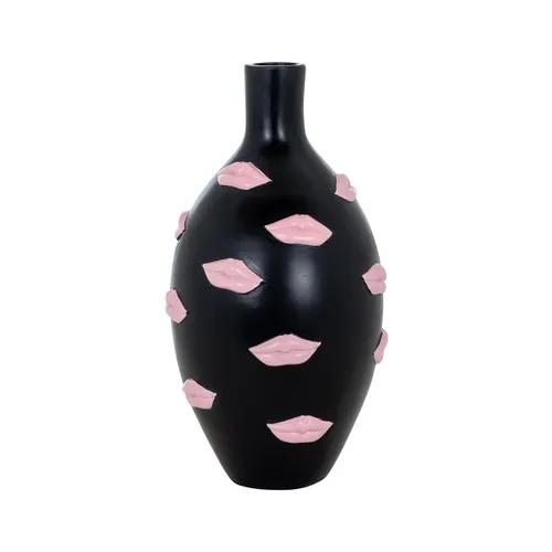 Vase Kisses black big