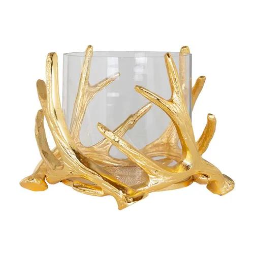 Hurricane Harvey gold with antler small